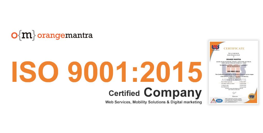 ISO 9001:2015 Certified Company